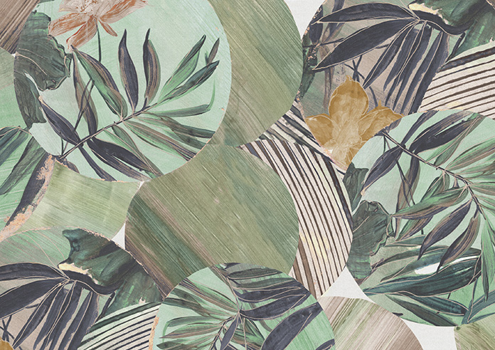 Osaka, Mint - Twist&Fit Roman Blind - Image 7